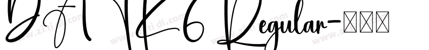 DATK6 Regular字体转换